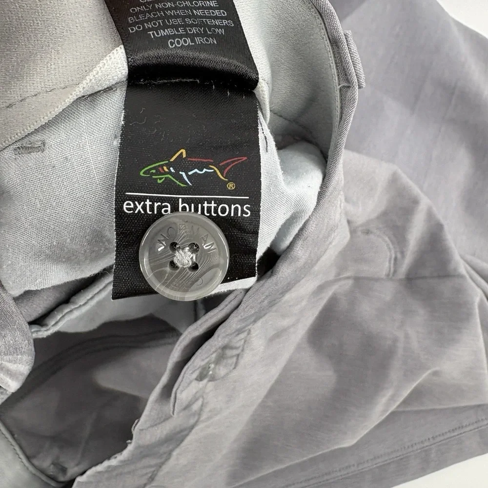 Greg Norman MicroLUX Men's 44x 30 Grey Play Dry Golf Pants